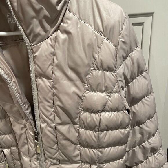 KENNETH COLE Reaction Women's Size Medium down fill jacket puffer quilted - Picture 11 of 11